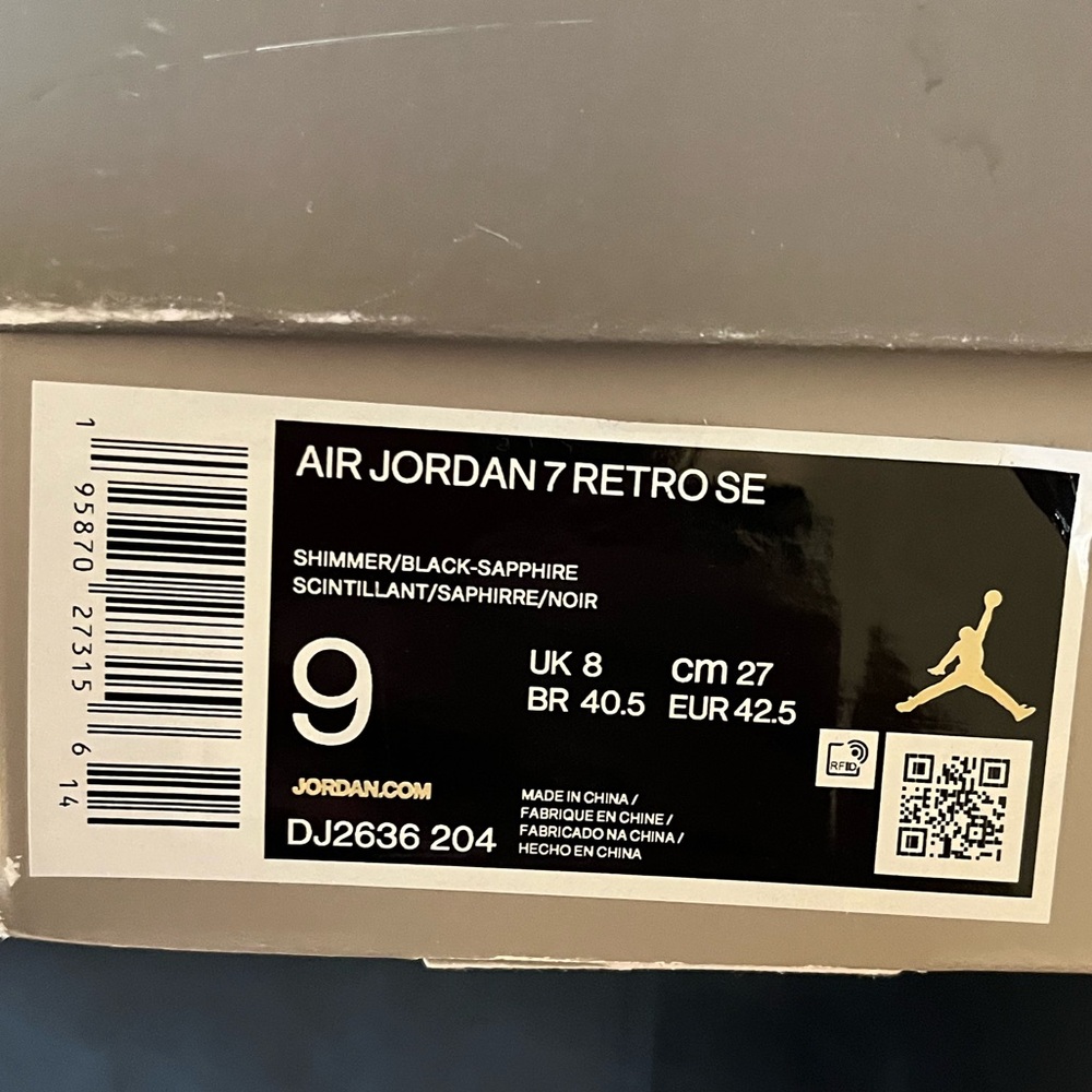 Jordan 7 SE ‘Sapphire’‎ - Picture 8 of 8